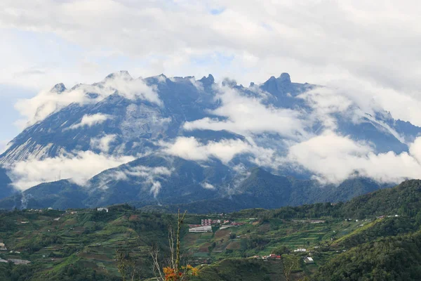 Majestoso Monte Kinabalu Sabah Bornéu — Fotografia de Stock