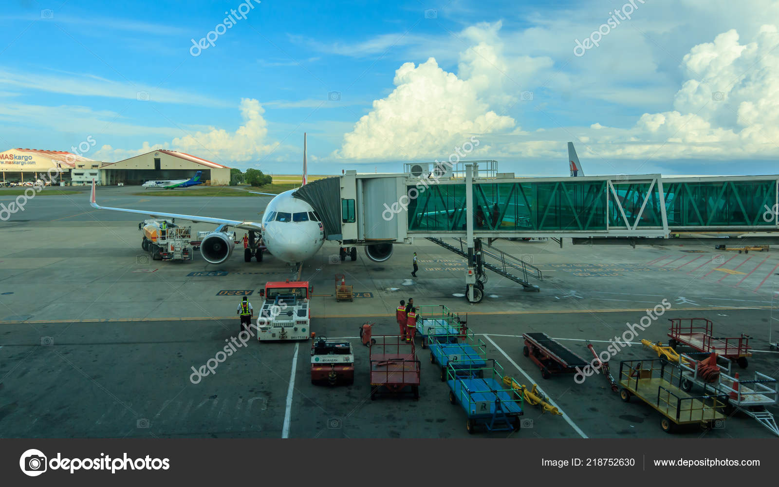 Kota Kinabalu Sabah Malaysia Dezember 2017 Ansicht Vom Flughafen Von