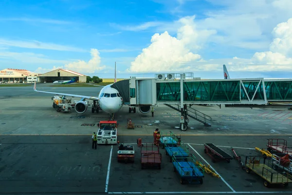 Kota Kinabalu Sabah Malaysia Dezember 2017 Blick Vom Flughafen Von — Stockfoto