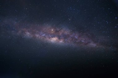Gece gökyüzü Samanyolu Sabah Galaxy, Borneo ve güzel şaşırtıcı. (Uzun pozlama fotoğraf, tahıl. Görüntü içeren bazı tahıl veya gürültü ve yumuşak odak.)
