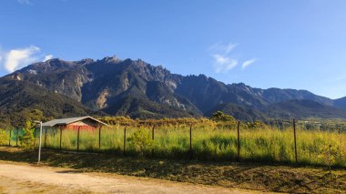 Mount Kinabalu formunu görüntüle hayal dünyası Resort, Kundasang, Sabah, Borneo