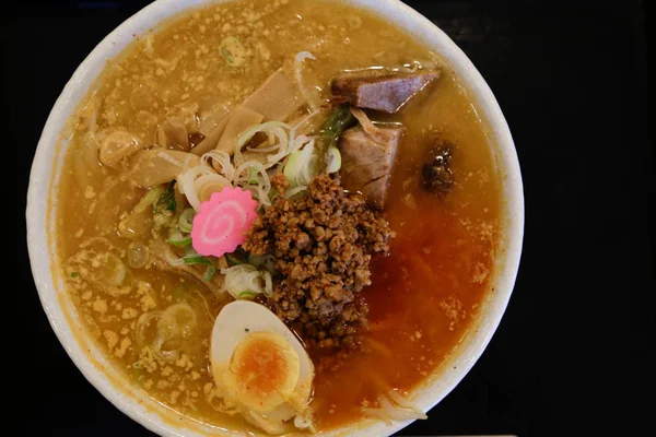 Ramen Tradicional Mais Famoso Hokkaido — Fotografia de Stock