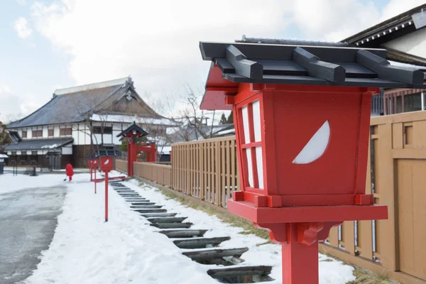 Японская Лампа Ноборибецу Дата Джидаймура Историческая Деревня Хоккайдо Япония — стоковое фото
