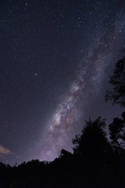 Sabah, Malezya Samanyolu Galaksisi ile Amazing güzel Karanlık gökyüzü