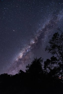Sabah, Malezya Samanyolu Galaksisi ile Amazing güzel Karanlık gökyüzü