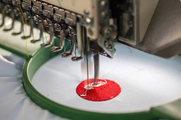 Embroidery Machine Needle Textile Industry Garment Manufacturers Embroidery Needle Needle — Stock Photo, Image