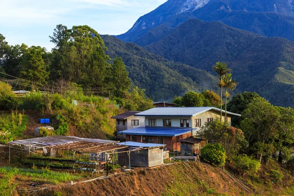 Erstaunliche Schöne Landschaft Blick Auf Den Größten Berg Kinabalu Sabah — Stockfoto