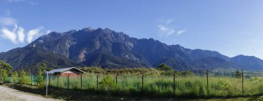 Kinabalu Dağı görünümü Hayal Dünyası Tatil Köyü, Kundasang, Sabah, Borneo-Seyahat Konsepti