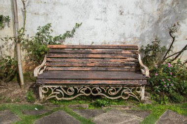 Borneo Adası Seyahat Konsepti 'nin güzel bahçe dekorasyonu.