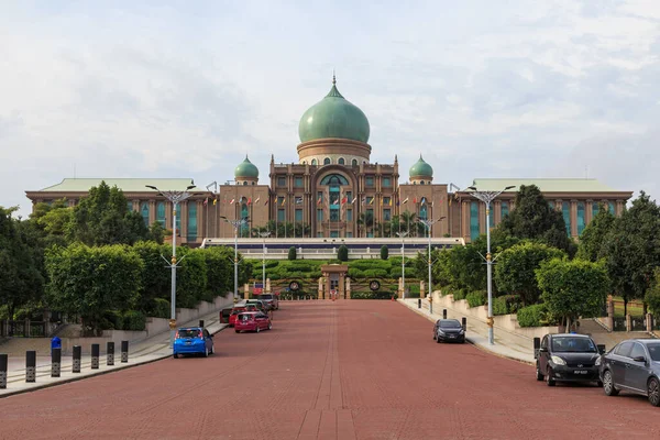 Putrajaya, Malaysia - CIRCA JUNE, 2017 : Perdana Putra, Prime Minister's Office of Malaysia, Putrajaya.Located on the main hill in Putrajaya, it has become branch of the Malaysian federal government