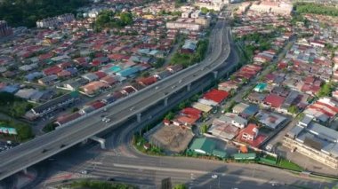  4K Hava Aracı Kota Kinabalu Şehir Merkezi, Sabah, Malezya