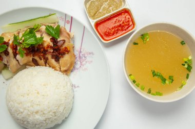 Pirinçli Lezzetli Tavuk (Hainan Tavuğu))