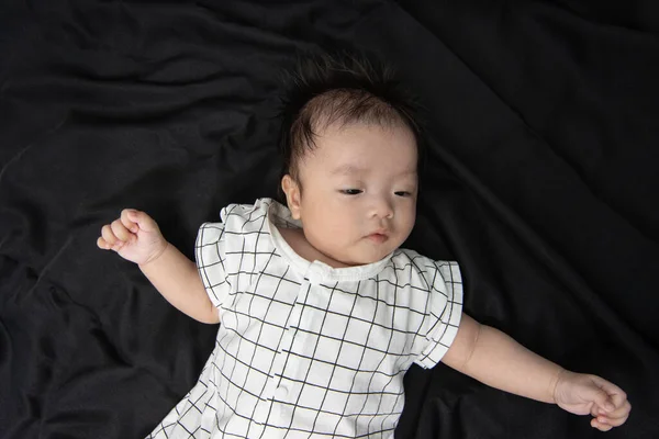 Portraiture Image Three Month Old Asian Cute Little Baby Boy — Stock Photo, Image