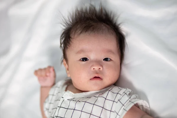 Portraiture Image Three Month Old Asian Cute Little Baby Boy — Stock Photo, Image