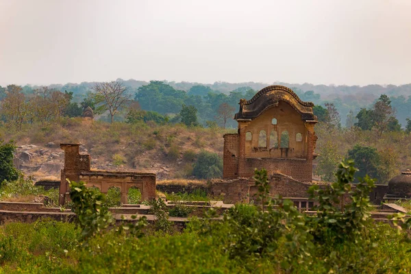 Orchha Palace Madhya Pradesh Também Soletrado Orcha Famoso Destino Viagem — Fotografia de Stock