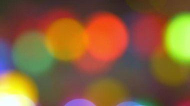 Defocused renkler ışıkları sokak soyut bulanıklık arka plan renkli bulanık bokeh ışık etrafında hareket