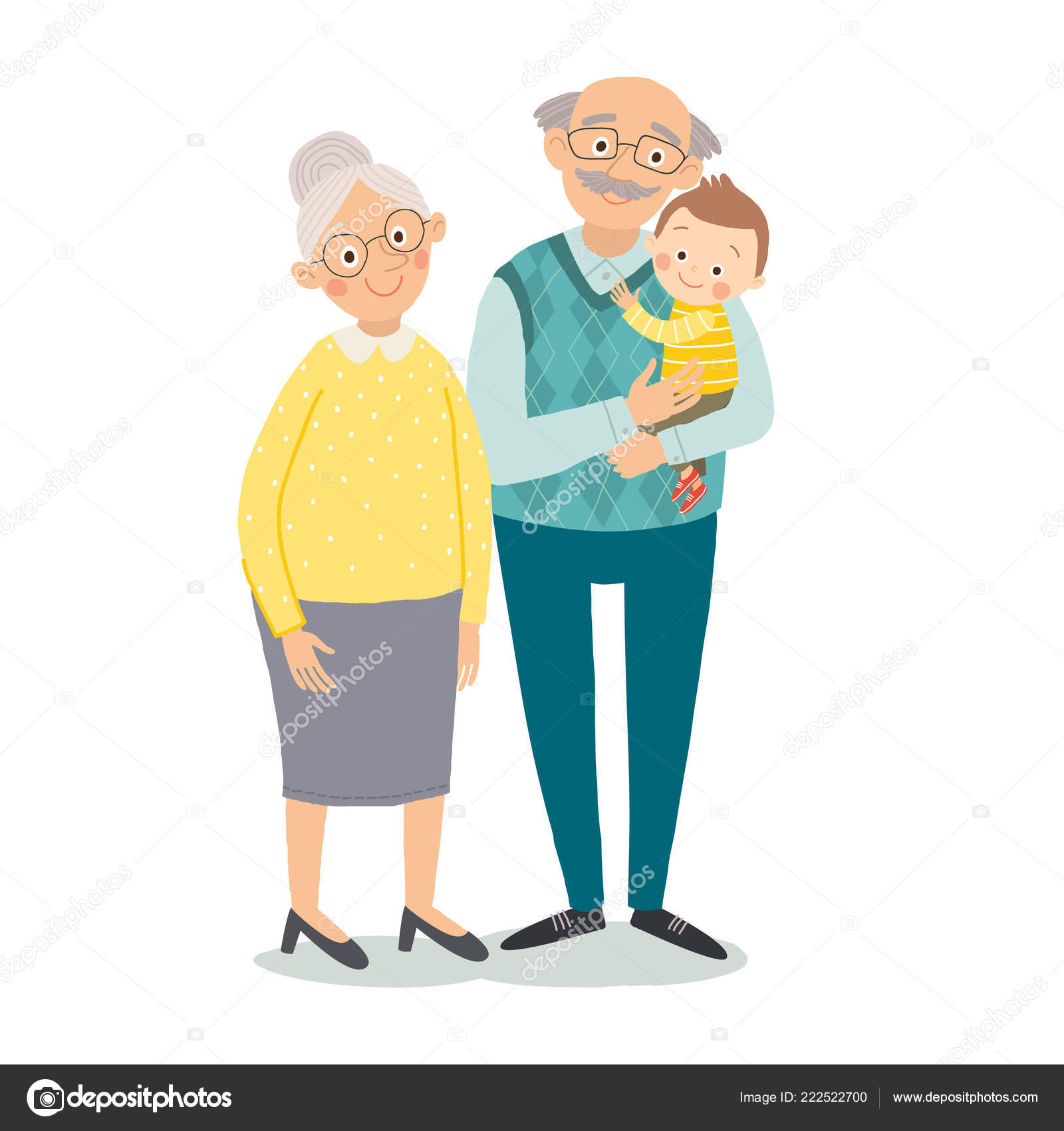 Grandparents with grandchild. Grandmother, grandfather and baby grandchild. Grandparents day greeting card concept. Cartoon vector hand drawn illustration isolated on white background in a flat style. Stock Vector Image by ©Lubenica #222522700 Grandparents with grandchild. Grandmother, grandfather and baby grandchild. Grandparents day greeting card concept. Cartoon vector hand drawn illustration isolated on white background in a flat style. Stock Vector Image by ©Lubenica #222522700