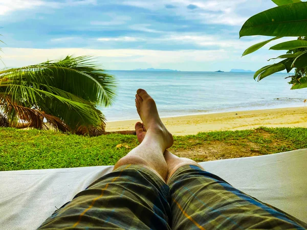 Tayland. Samui. Deniz kenarında rahatlayın.