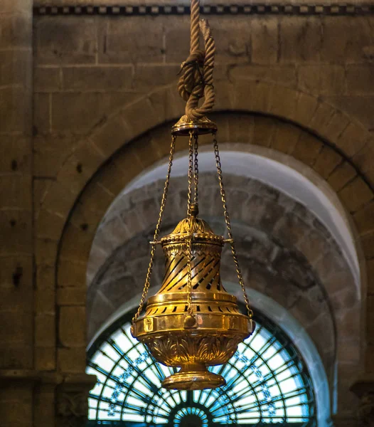 Büyük buhurdan Cathedral of Santiago de Compostela Botafumeiro