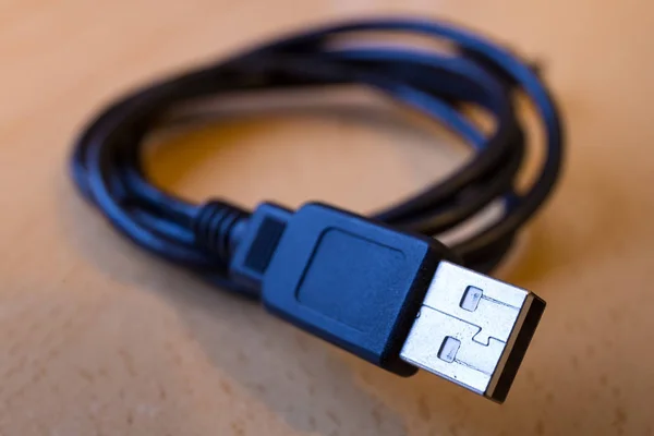 Kabel Usb Zewnętrzny Dysk Twardy Hdd Moc Banku — Zdjęcie stockowe