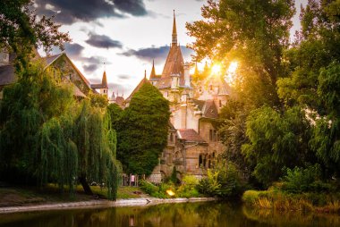 Vajdahunyad Castle Şehir Park Budapeşte, Macaristan'da bulunan