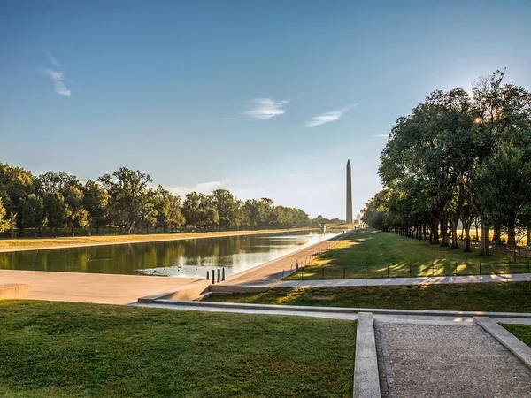 Lincoln Memorial Reflecting Pool Monumento Washington Washington —  Fotos de Stock