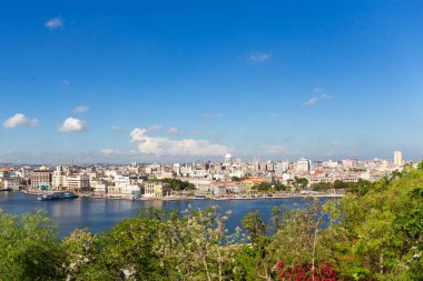 Havana Küba'nın panoramik manzarası
