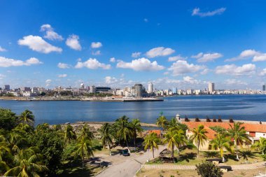 Havana Küba'nın panoramik manzarası