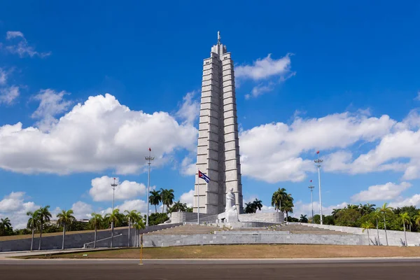 Jose Marti Memorial Náměstí Plaza Revolucion Havaně Kubě — Stock fotografie