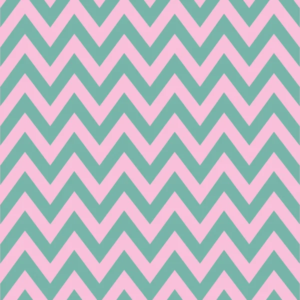 Chevron Background Pink Mint Vector Retro Vintage Vector Design — Stock Vector