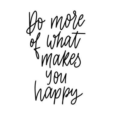 Seni mutlu - vektör yazı yazıt el kılan daha fazlasını. Tipografi tasarımı. Tebrik kartı.