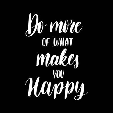 Seni mutlu - vektör yazı yazıt el kılan daha fazlasını. Tipografi tasarımı. Tebrik kartı.