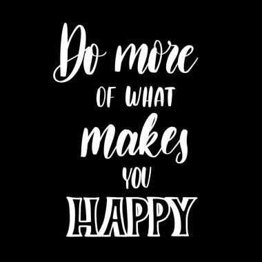 Seni mutlu - vektör yazı yazıt el kılan daha fazlasını. Tipografi tasarımı. Tebrik kartı.