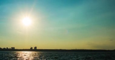 Günbatımı göle hızlandırılmış 4k