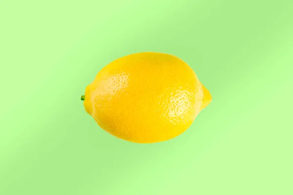 Citron Frukt Skära Isolerad — Stockfoto