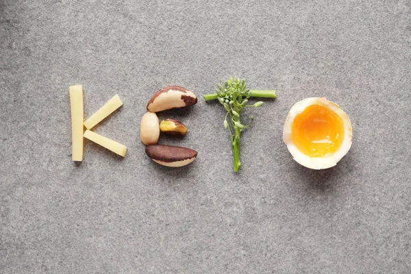 Keto, ketogenik diyet, düşük karbonhidrat, sağlıklı yiyecekler.