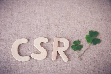 CSR ile yeşil yaprakları, kopya alan arka plan, tonlama