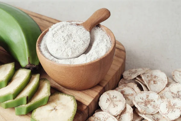 Ham ve kurutulmuş yeşil muz, prebiyotik gıda.