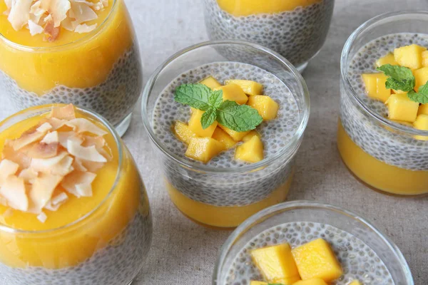 Homemade Chia Seed Pudding Mango Selective 