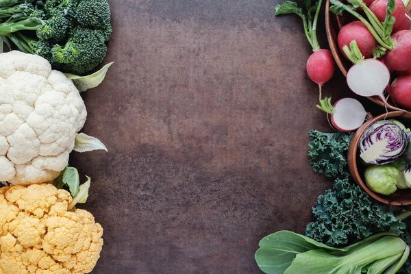 Conjunto Vegetais Cetogênicos Dieta Paleo — Fotografia de Stock