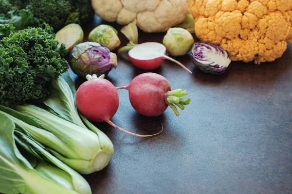 Set Vegetables Ketogenic Paleo Diet — Stock Photo, Image