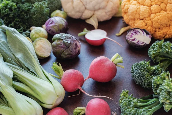 十字花科蔬菜胶囊 健康膳食补充剂 — 图库照片