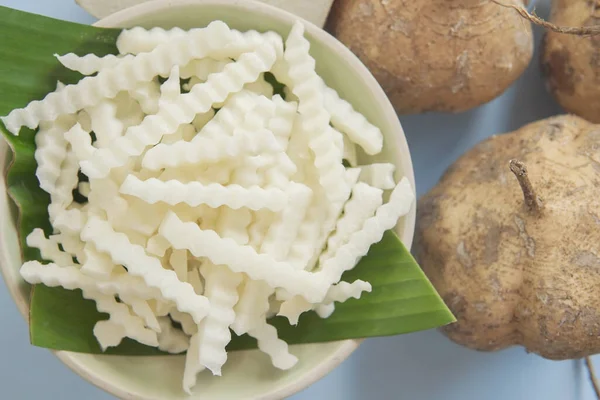 Çiğ Jicama Meksika Şalgam Ketojenik Gıda Bitkisi Mide Sağlığı Için — Stok fotoğraf