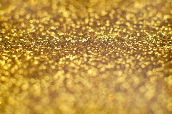 Fundo Ouro Abstrato Glitter Vintage Luzes Fundo Com Luzes Desfocadas — Fotografia de Stock