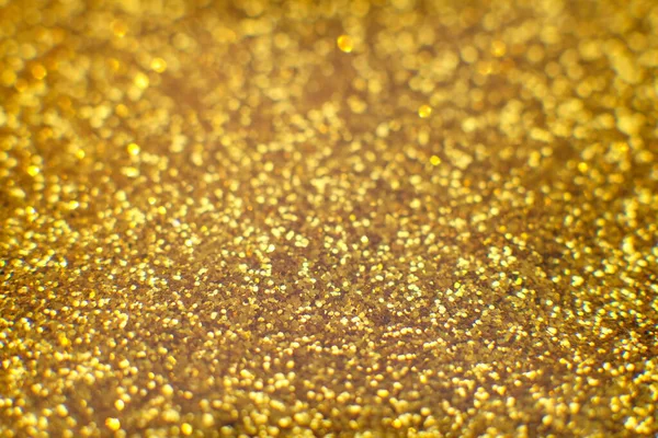 Fondo Oro Abstracto Brillo Vintage Luces Fondo Con Luces Desenfocadas —  Fotos de Stock