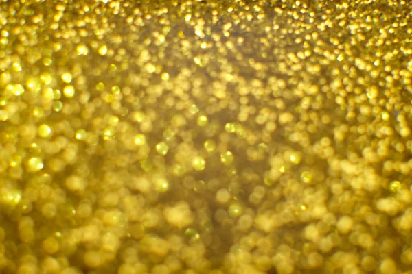 Fundo Ouro Abstrato Glitter Vintage Luzes Fundo Com Luzes Desfocadas — Fotografia de Stock