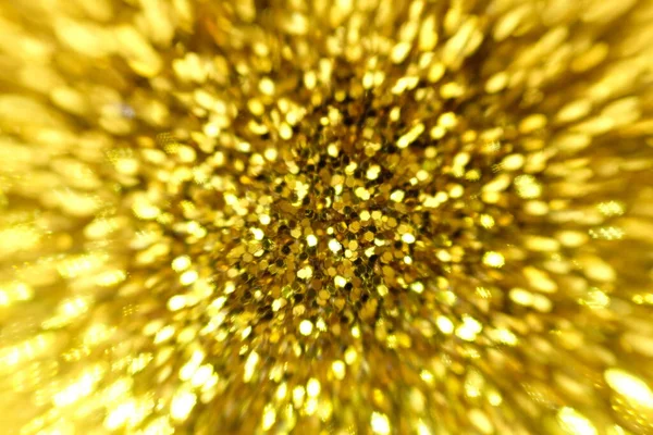 Fondo Oro Abstracto Brillo Vintage Luces Fondo Con Luces Desenfocadas — Foto de Stock