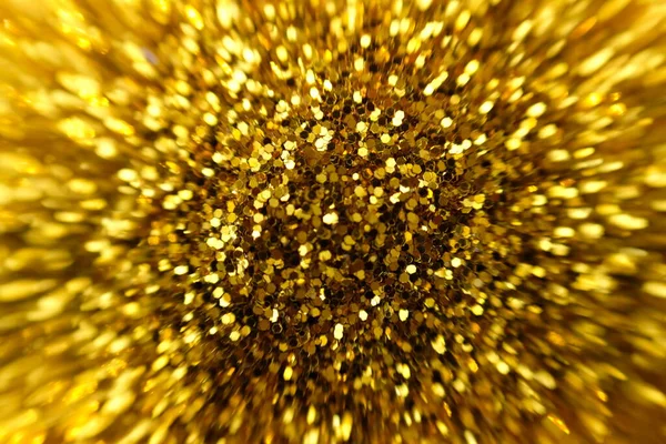 Абстрактный Золотой Фон Блестящие Старинные Огни Заднего Плана Разряженным Светом — стоковое фото