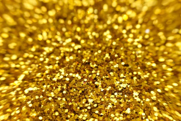 Abstracte Gouden Achtergrond Glitter Vintage Lichten Achtergrond Met Lichten Onscherp — Stockfoto