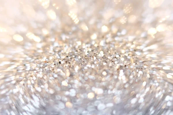 Glitter Vintage Lights Bakgrund Med Ljus Defocused Jul Och Nyår — Stockfoto